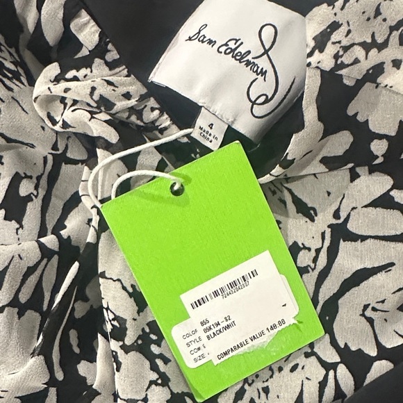 Sam Edelman Monochrome Floral Dress​​​ - Picture 7 of 7